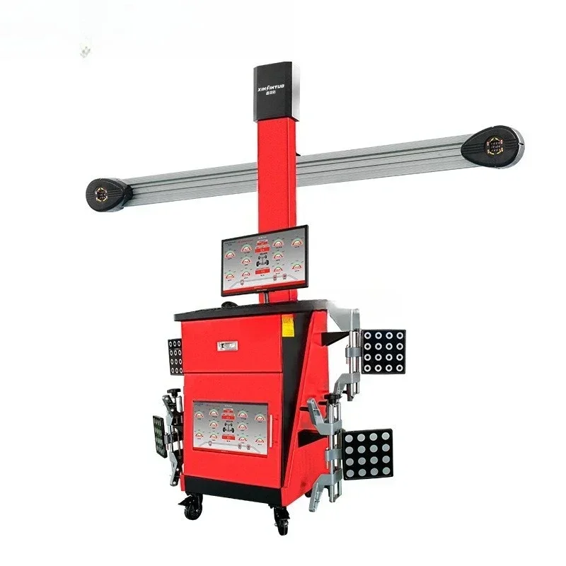 Automobile 3D four-wheel aligner machine Kiso large shear four-column lift