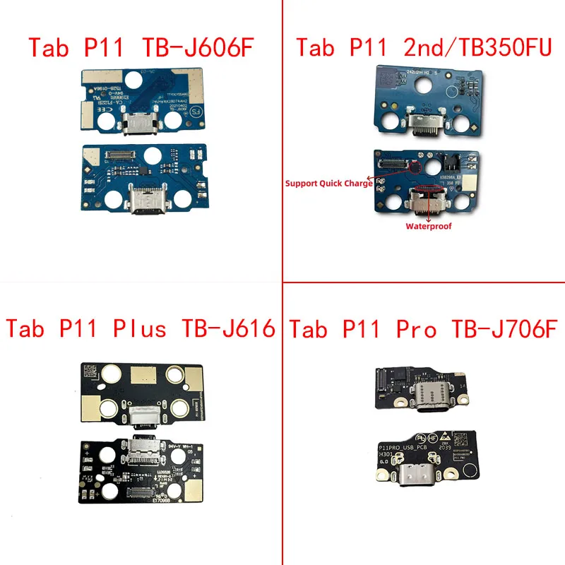 USB Charger Board Connector Flex Cable For Lenovo Tablet Tab P11 J606F/Plus J616/Pro J607F/2nd Gen TB350FU/TB132FU Charging Port