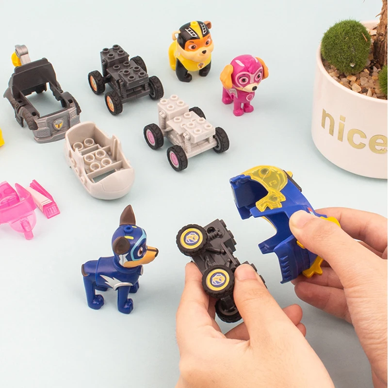 جديد باو باترول لعبة الكرتون نموذج سيارة الجراء الأقوياء سوبر الكفوف مارشال سكاي تشيس رايدر أنيمي الشكل التراجع سيارة الاطفال الهدايا اللعب #6