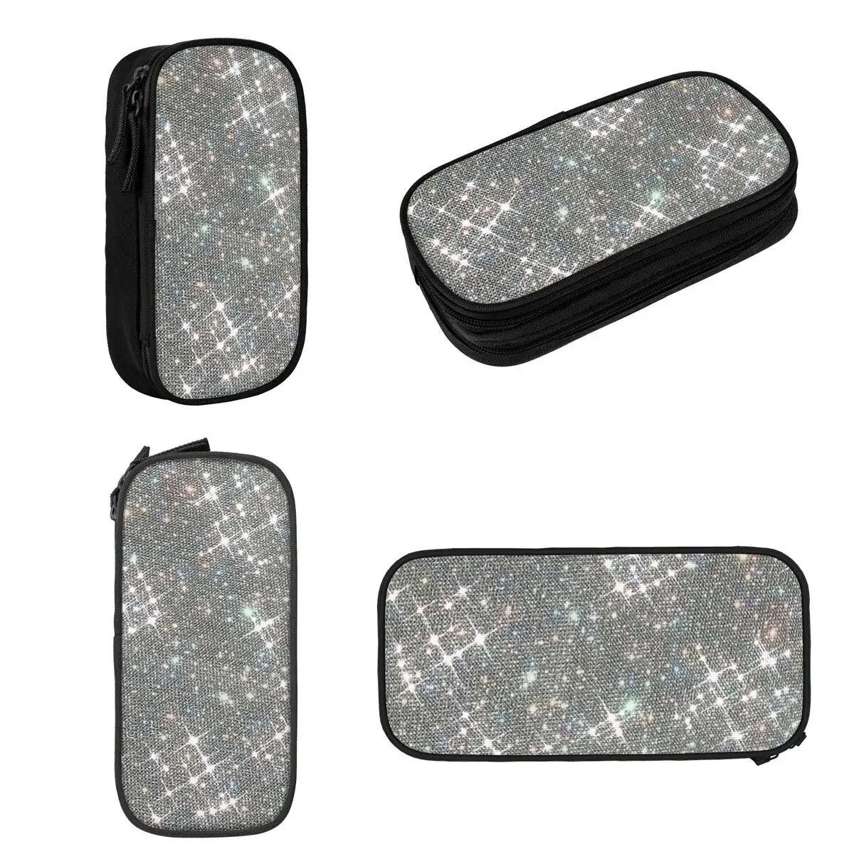 All That Glitters Pencil Cases Large Storage Pen Bags Pen Box Pencil Pouch For Boys Girls Students Stationery School Office