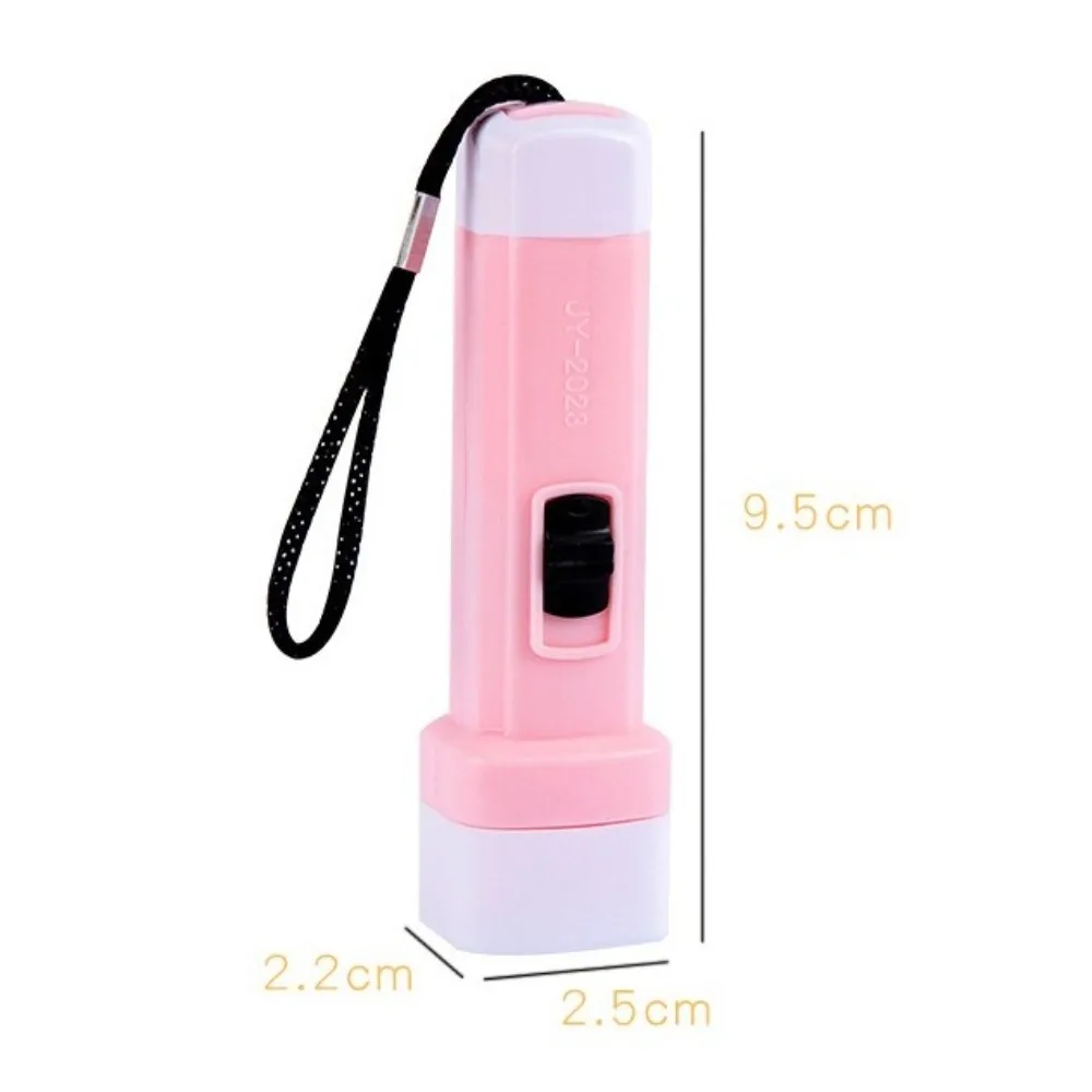 5/10Pcs New Macaron Color LED Mini Flashlight Keychain Torch Strong Light Light LED Flashlights Portable Lighting Guest Gift