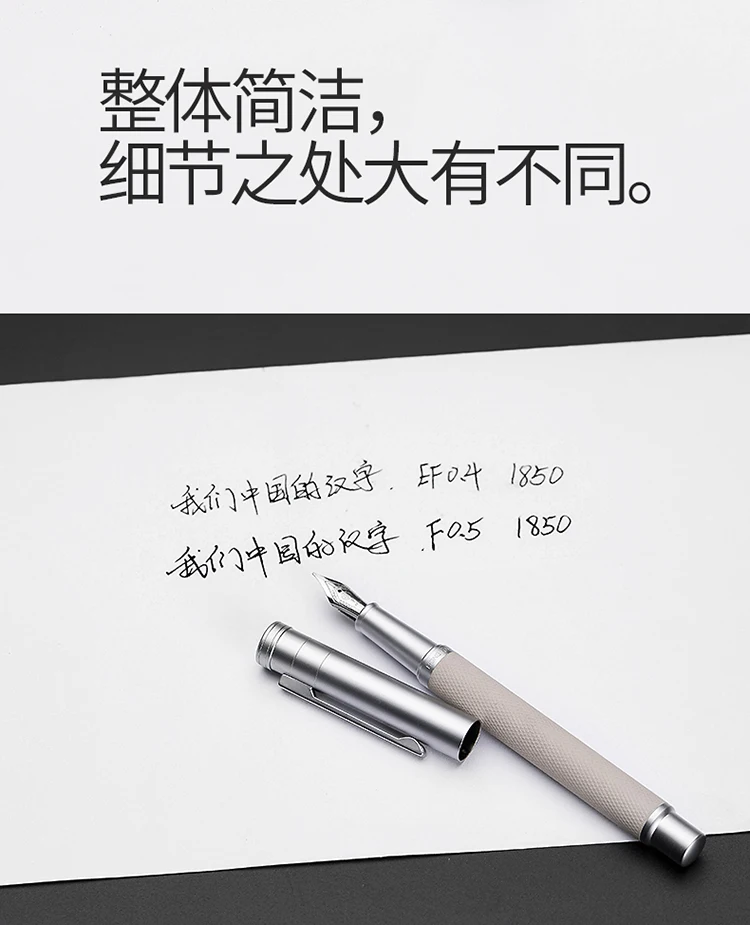 LT Hongdian Titan-Schwarzwald-Stift, Kalligraphie, Student, Business, Büro, Damen, verpackt, 1850, Geschenk-Tintenstift – Detail 11