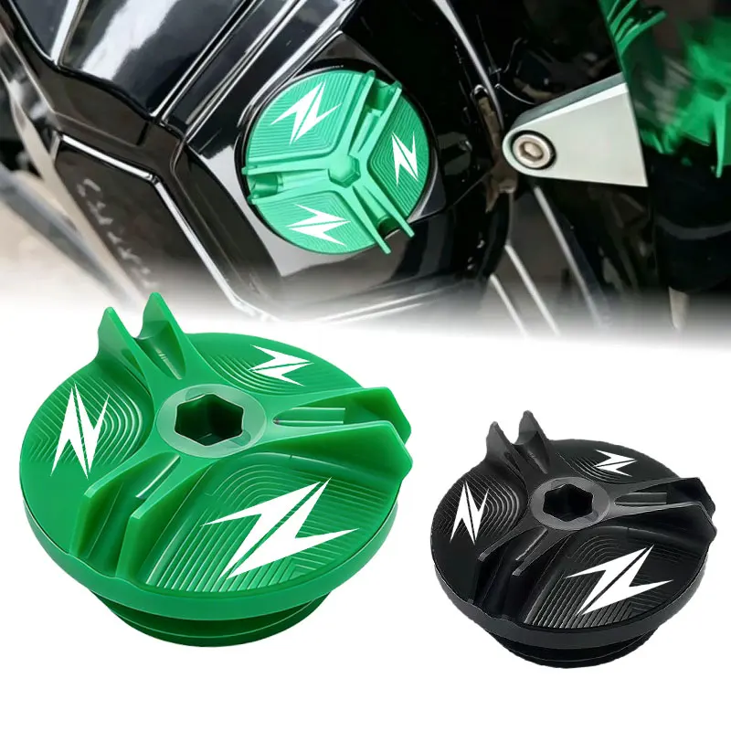 Motoröldeckel-Schrauben, Tankdeckel für Kawasaki Z900 RS Z650 Z500 Z400 Z800 Z1000R Z1000SX Versys 650, Deckelschutz-Zubehör