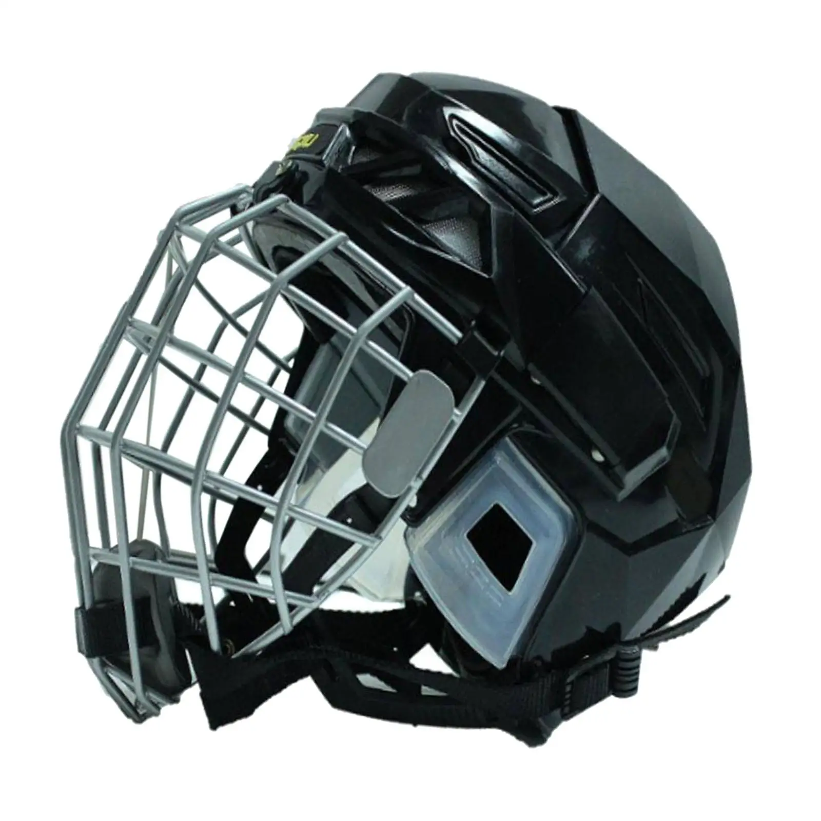 hockey-helmet-black-with-chinstrap-ice-skate-helmet-for-training-competition-s