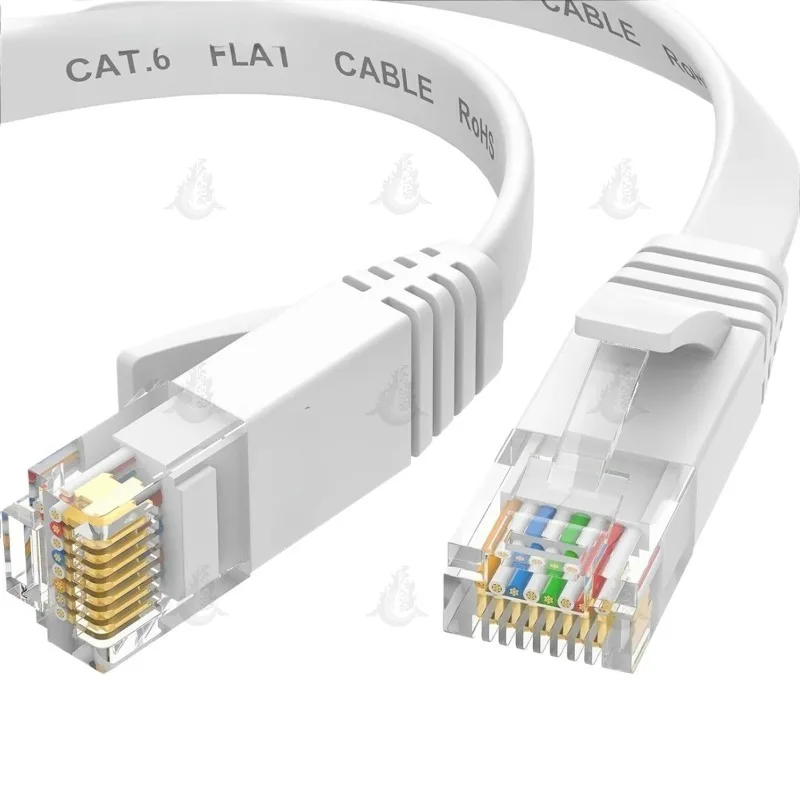 0.1M 0.2M 0.3M 0.5M 50M Cat6 Cavo Ethernet corto Piatto RJ45 Computer Internet Rete LAN Cavo patch Ethernet Ethernet