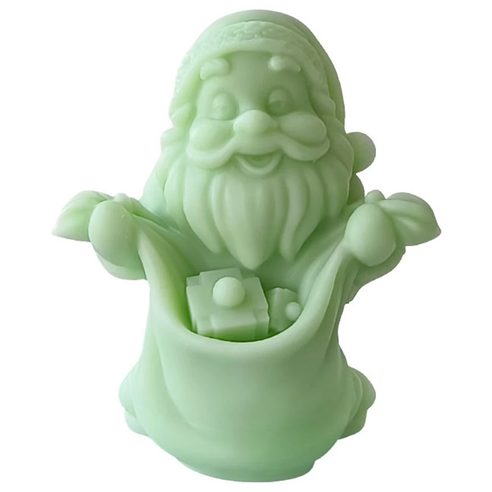 

Santa Claus Candle Silicone Mold DIY Christmas Aromatherapy Hand Silicone Mold Scented Making Tools 3D DIY Handmade Fragrance