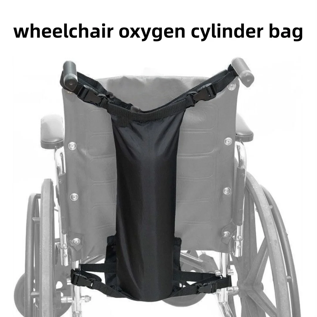 Medical Oxygen Tank Backpack Carrier Bag Portable Cylinder Holder for Wheelchair Travel Walker Rollator Accessory
