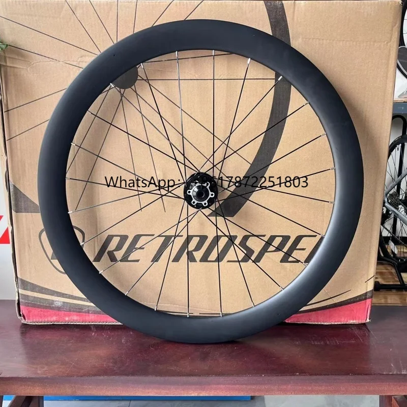 

Twitter Road Bike Carbon Fibre Wheel Set 4 Bearing Racing 700C Carbon Coated Hub TWITTER Lightweight Wheels Thru Axle Disc Brake