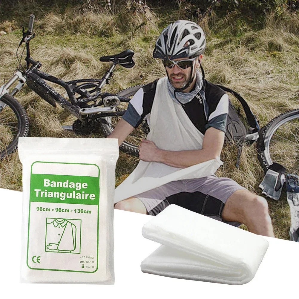 Triangular First Aid Bandage Non-Woven Emergency First Aid Bandage Security Protection Bandage for Wound Care