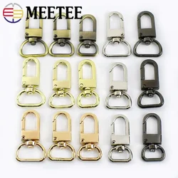 20Pcs 13/16/19mm D Tail Bag Buckles for Strap Hanger Metal Swivel Lobster Clasp Webbing Dog Collar Snap Hook DIY Accessories