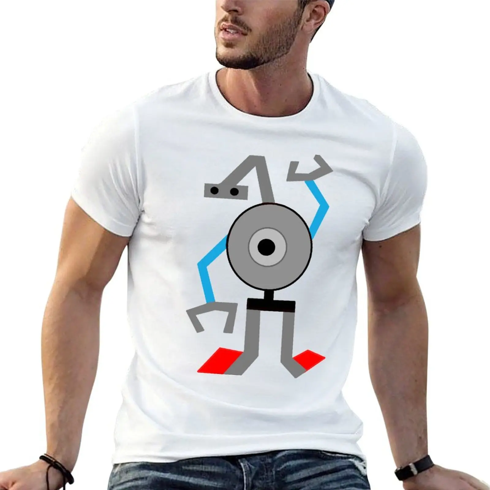 T-shirt à manches courtes décontracté de grande taille avec motif Spellbinder Waving Drawing