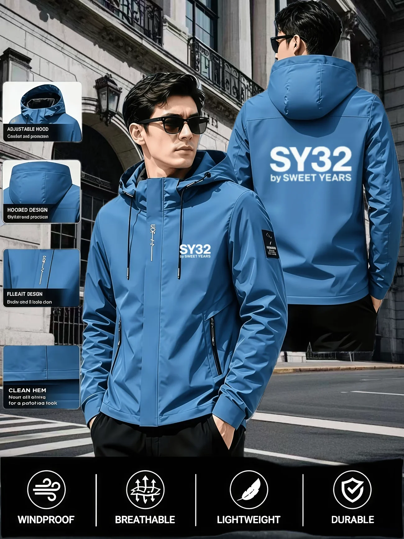 Мужская куртка премиум-класса – обзор и цена Men'S Fashion Light Jacket