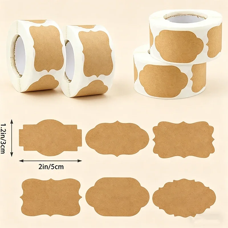 Self-adhesive Labels Spice Jars Stickers Kitchen Labels Special Decorations Vegetable Storage Stickers PTZ004
