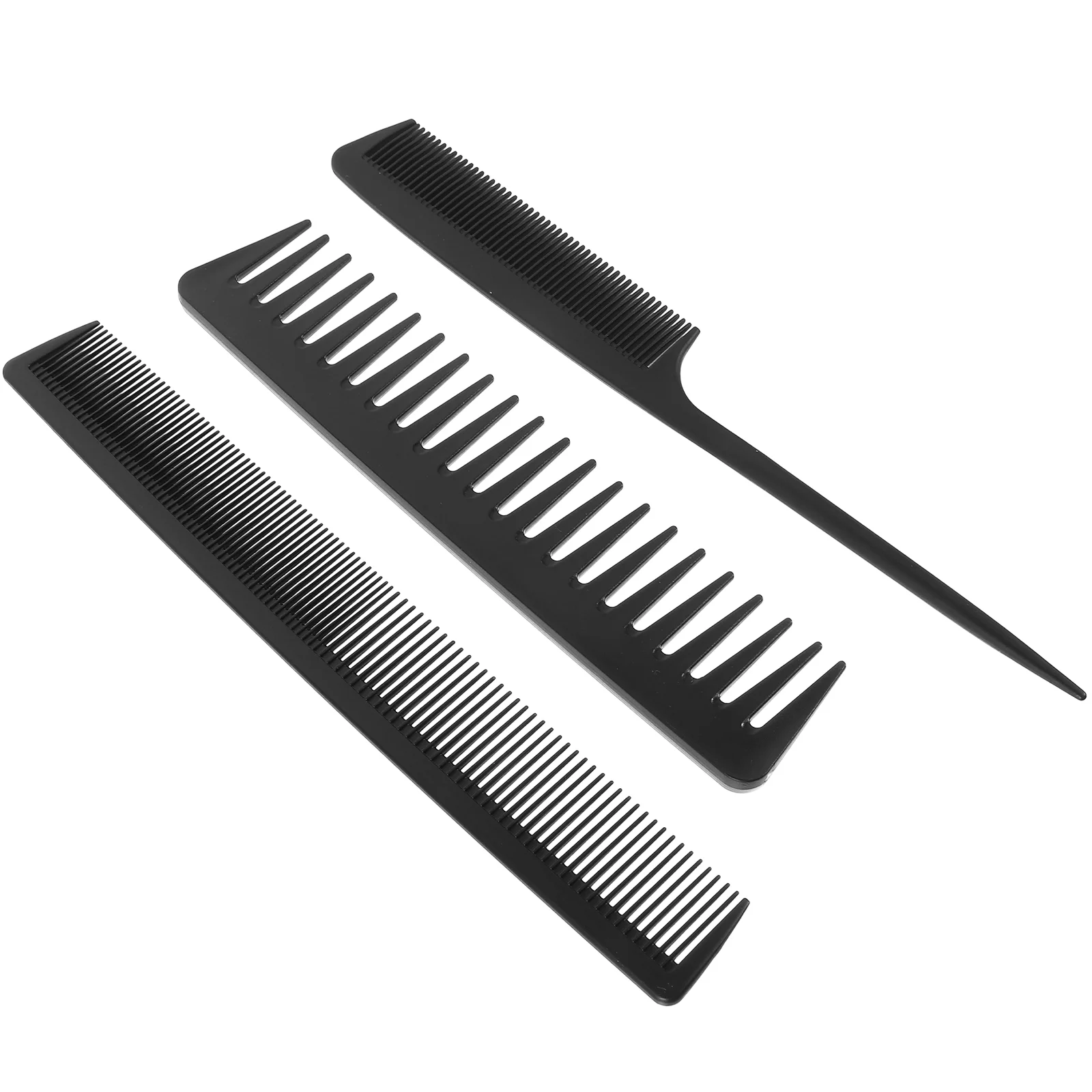 

Wide Tooth Comb Set Plastic Hair Combs Styling Tools Term Use For Women Men Straight Thin Thick Dry Wet