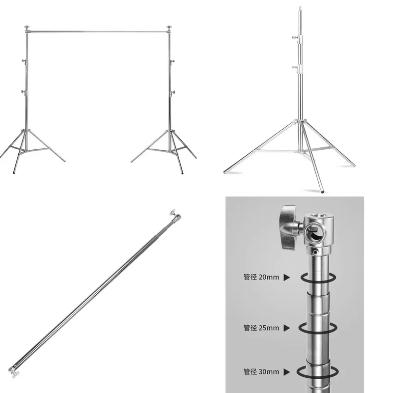 for 2.8x3m Stainless Steel Photography Background Frame  Accessories Bracket for Shoots Wholesale