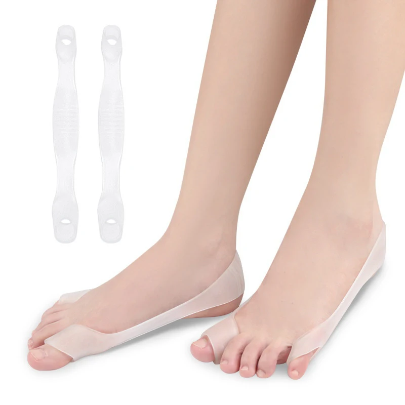 

1Pair Foot Silicone Orthopedic Hallux Valgus Splint Corrector For Toes Separator Finger Pain Relief Pedicure Foot Care Tool