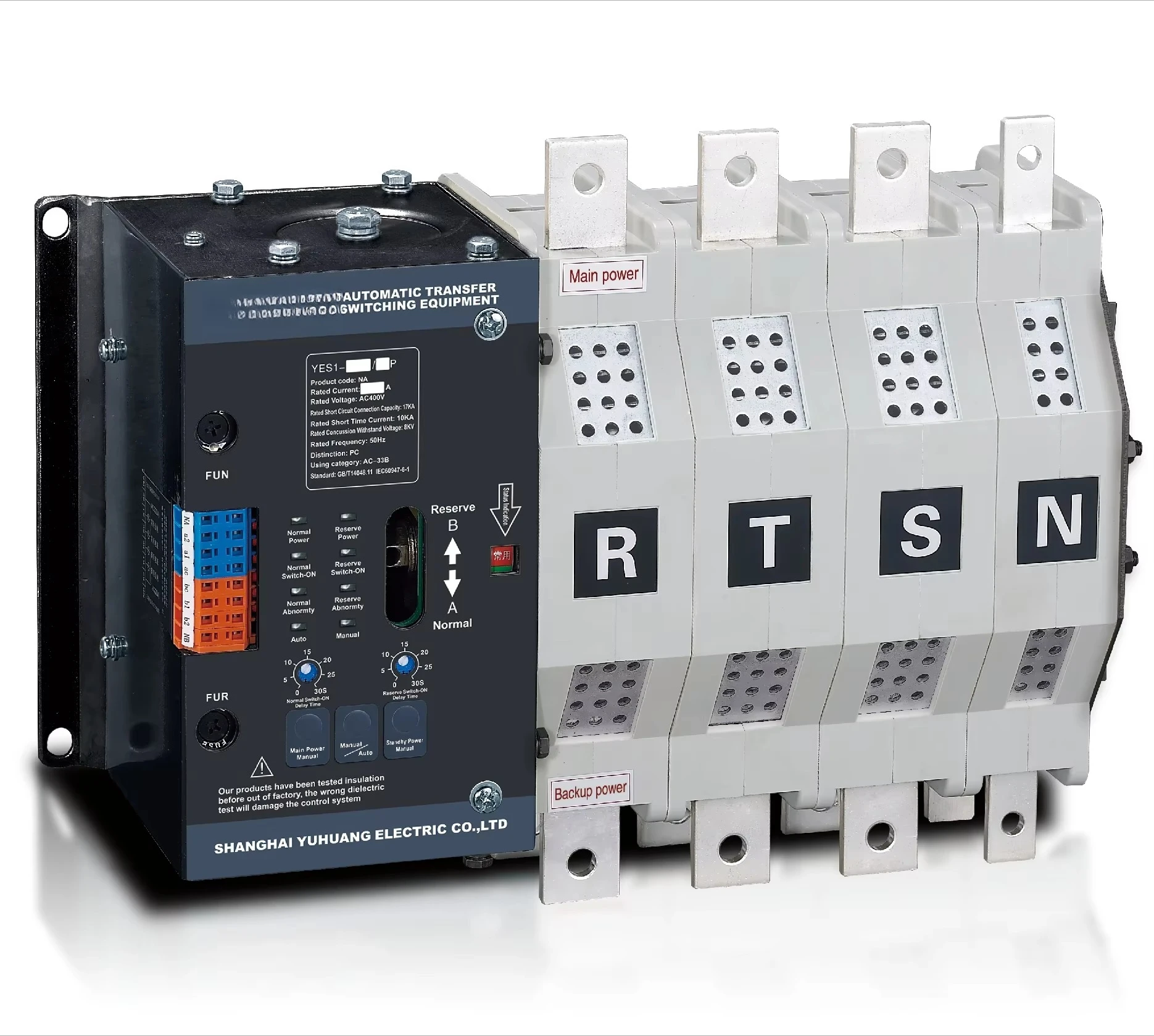 Type ATS Switch Automatic Transfer Switch Changeover Switch  with Controller  32A 3P/4P ATS 63A 100A 250A 400A 630A