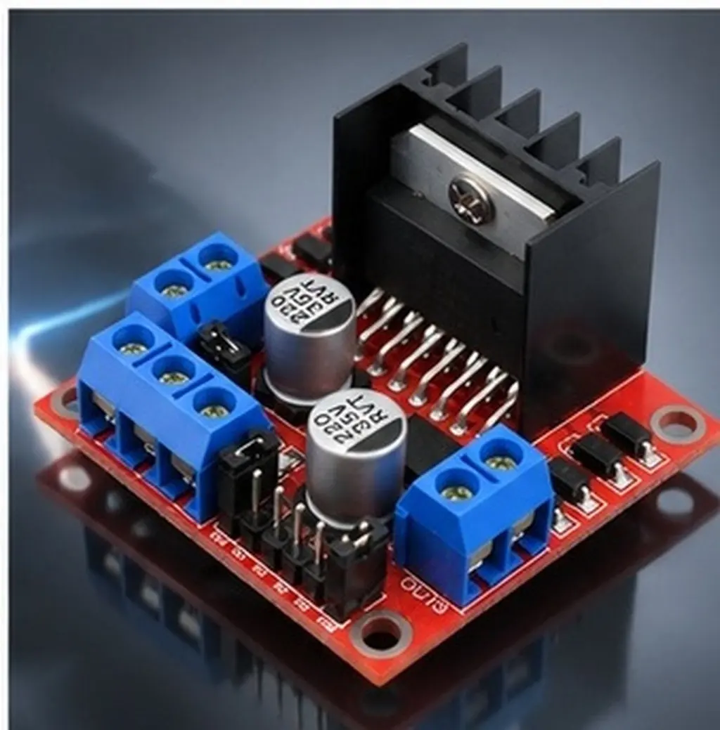 Motor Controller Module For Robot Car Makers Dual Driver Board 5-35V Dc Stepper Bridge Large Capacity Filter