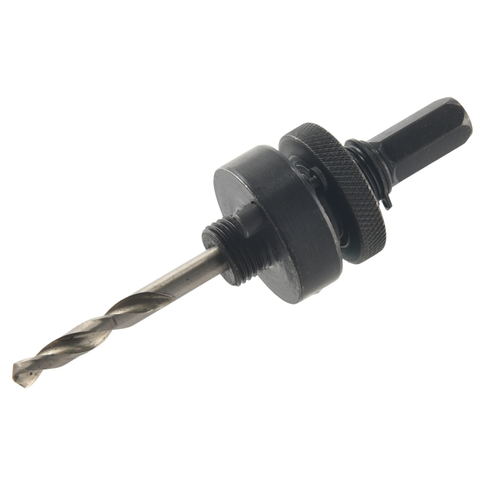 

Y50A-7/16 Inch Hex Shank Hole Saw Arbor, Fits 1-1/4 Inch To 6 Inch Hole Saw Quick Change Heavy Duty Alloy-Steel Mandrel With 3 1