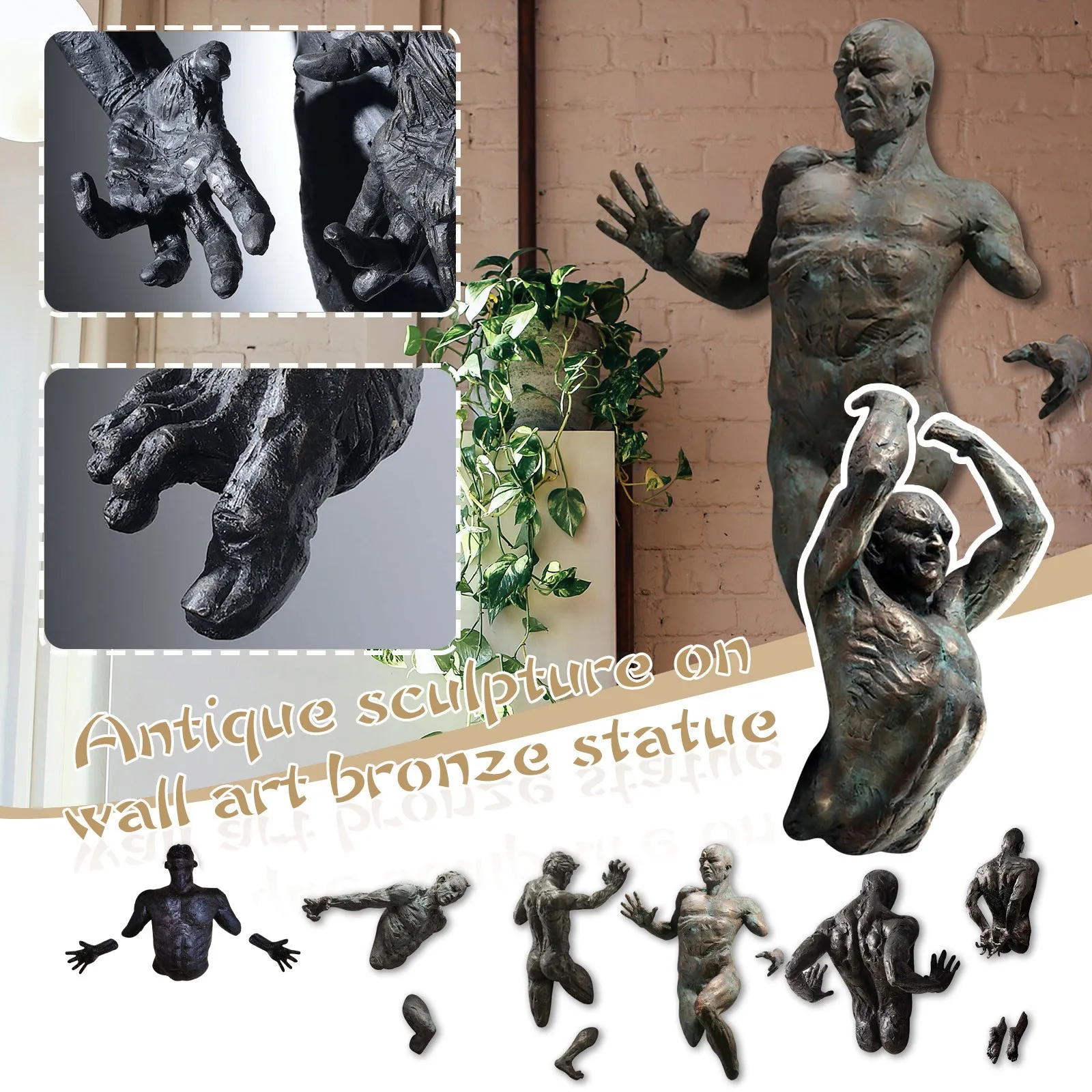 Antique Bronze Statue Home Dec - огляд і ціна Art Craft Event