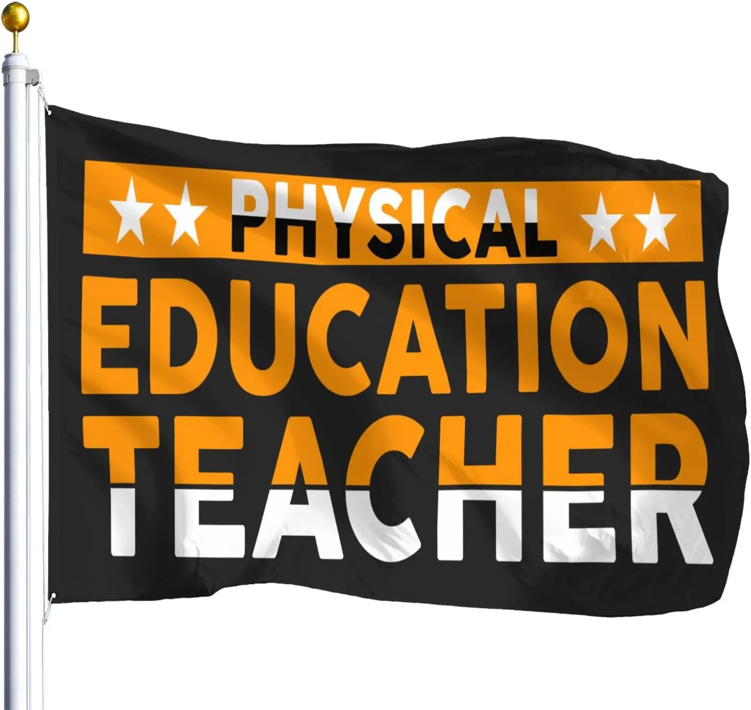 Flagnshow 100% Polyester Physical Education Teacher Flags