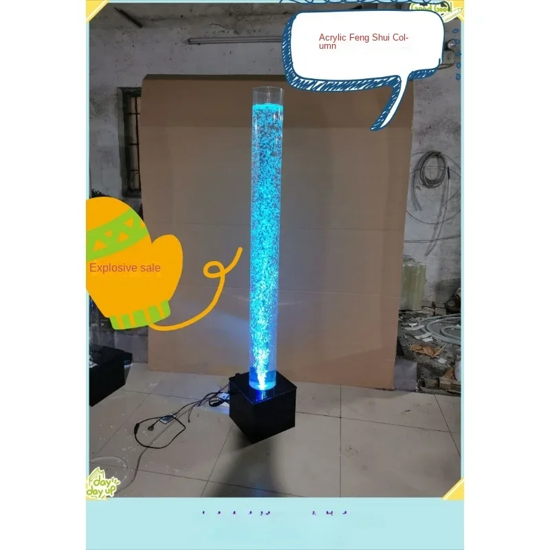 Acrylic water droplets, feng shui lamp bubble acrylic round tube can be customized