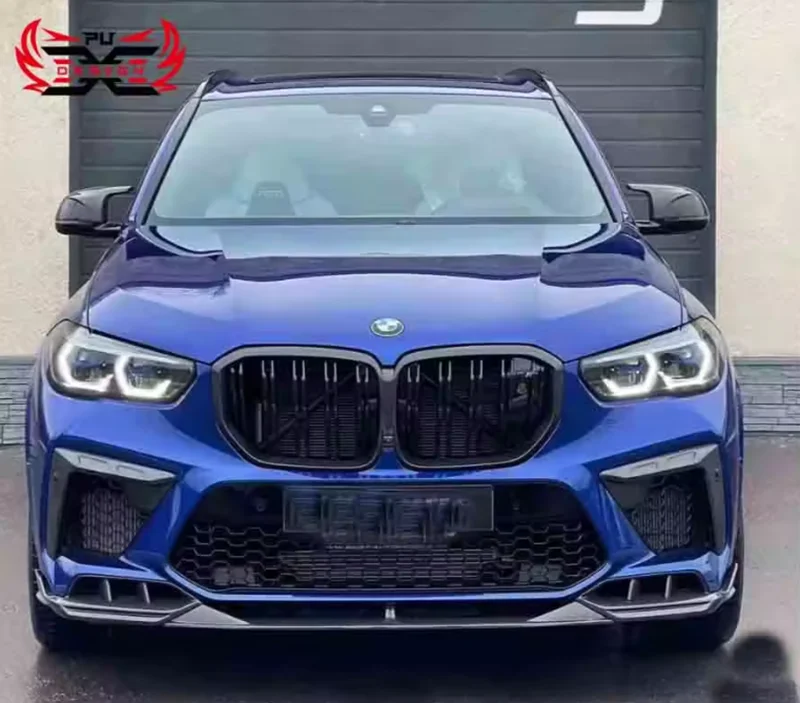 High Quality For BMW X5M F95 Dry Carbon Fiber LD Style Rear Diffuser Bumper Splitter Accessories Body Kit