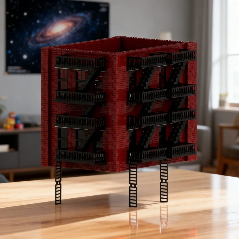 

4133pcs MOC Rays Occult Extra Floor With Fire Escapes Ghostbusters Model Building Blocks Creative Gift DIY Display Decor Adult