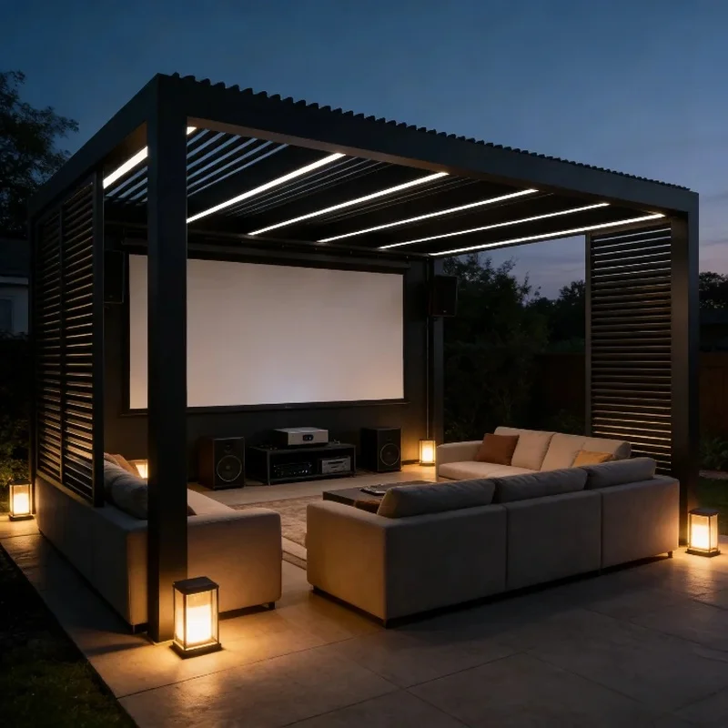 Custom Design Weather Resistant Powder Coated 6063-T5 Aluminum Alloy Freestanding Optional Sunroom