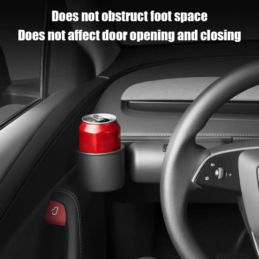 for Tesla Updated YL Dashboard Glasses Case, Cup Holder, Sunglasses Storage Box Multifunctional Storage Box for Tesla V1H6