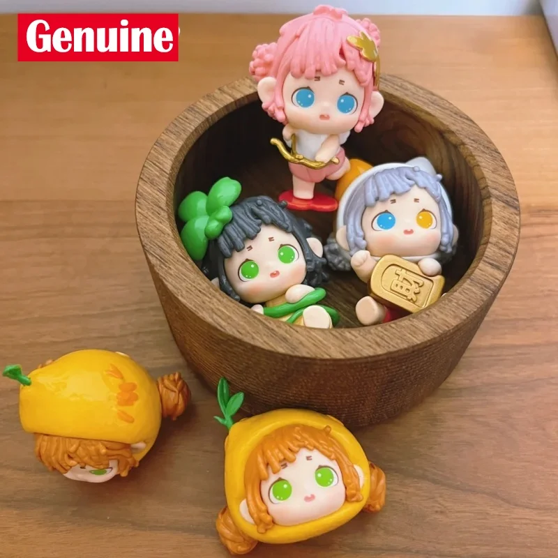 Original Heyone Blind Box Mini Good Luch Manufacturing Bureau Series  Mystery Box Doll Gift Trendy Handmade Toy Fun Gift