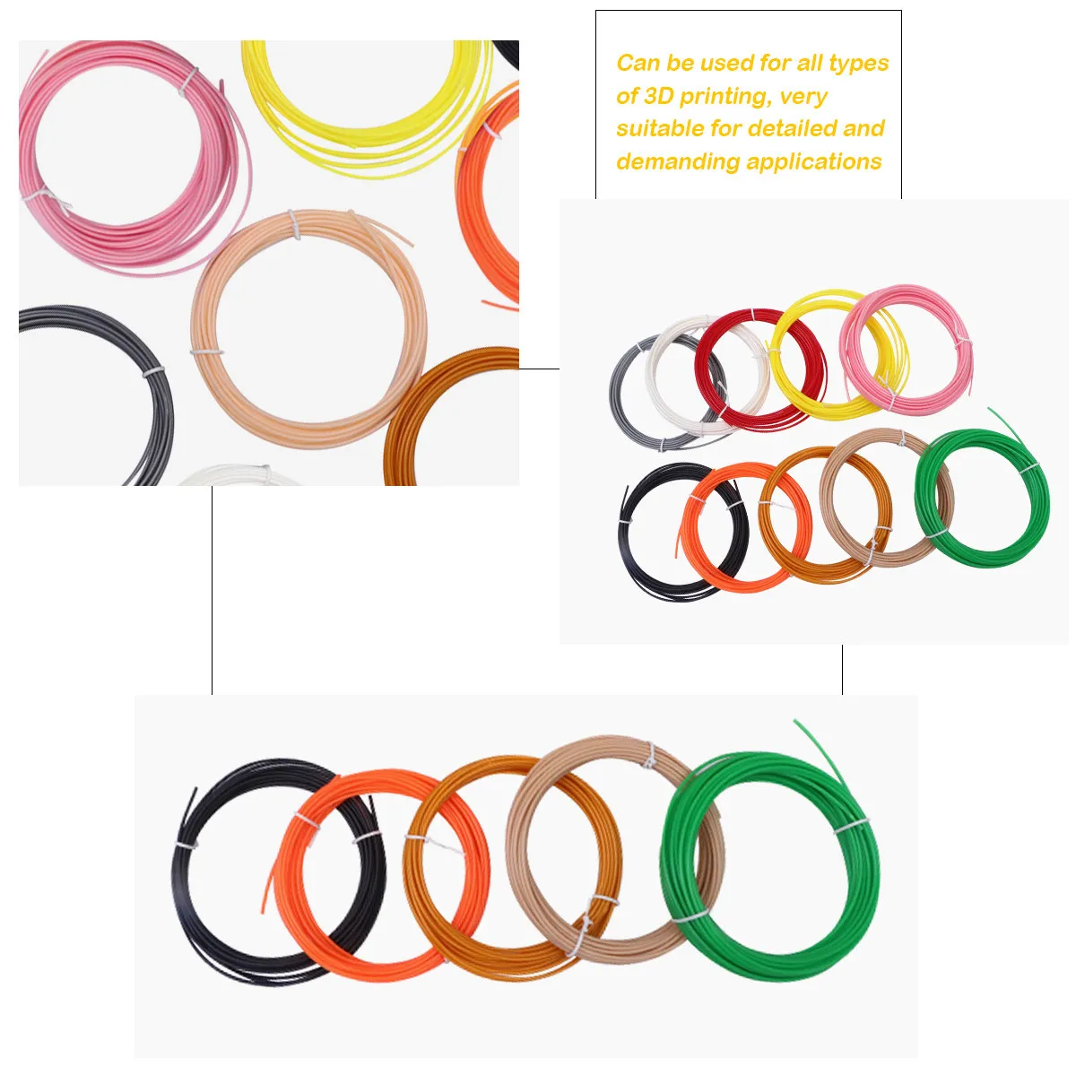 

Филамент для 3D-принтера PLA, 18 случайных цветов, диаметр 1,75 мм, универсальные запасные катушки для 3D-принтеров, подходят для 3D-ручек, творчества и DIY