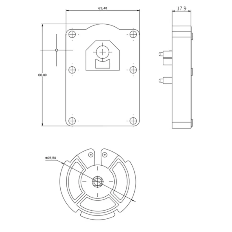 Vending Machine Accessories DC 24V Two-Axis Motor Vending Machine