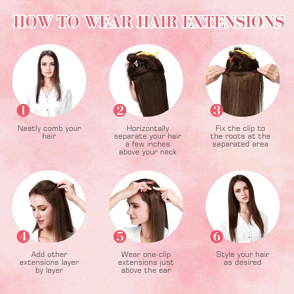 99J بورجوندي مستقيم كليب في شعر مستعار بشري 100% البرازيلي ريمي مشبك شعر الإنسان في 100 جرام 8 قطعة/المجموعة كامل الرأس للنساء