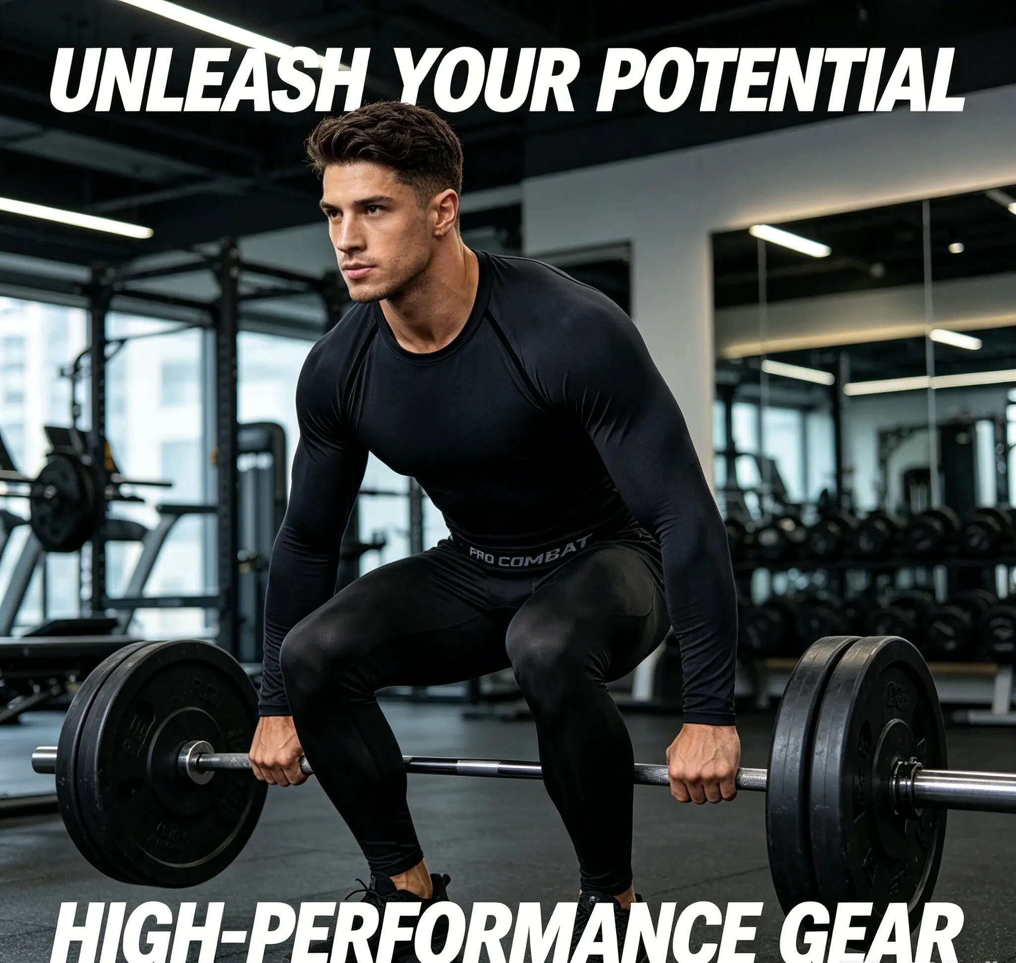 2-piece Fitness Clothes Mens Quick Drying Sportswear Set Summer Short Sleeved Tshirt Morning Running Basketball Training Room
