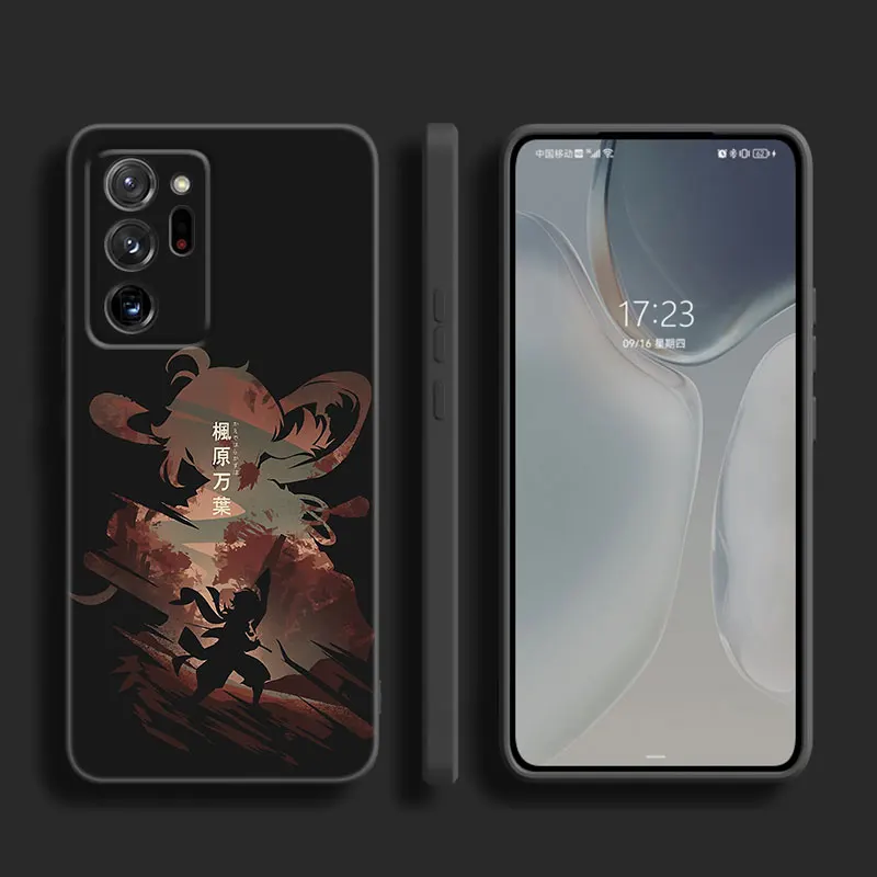 Anime Genshin Impact Case For Samsung M30 M31 S Note 10 Lite 20 Ultra M04 M13 M32 4G M14 M23 M33 M34 M42 M52 M53 M54 5G M11 M12