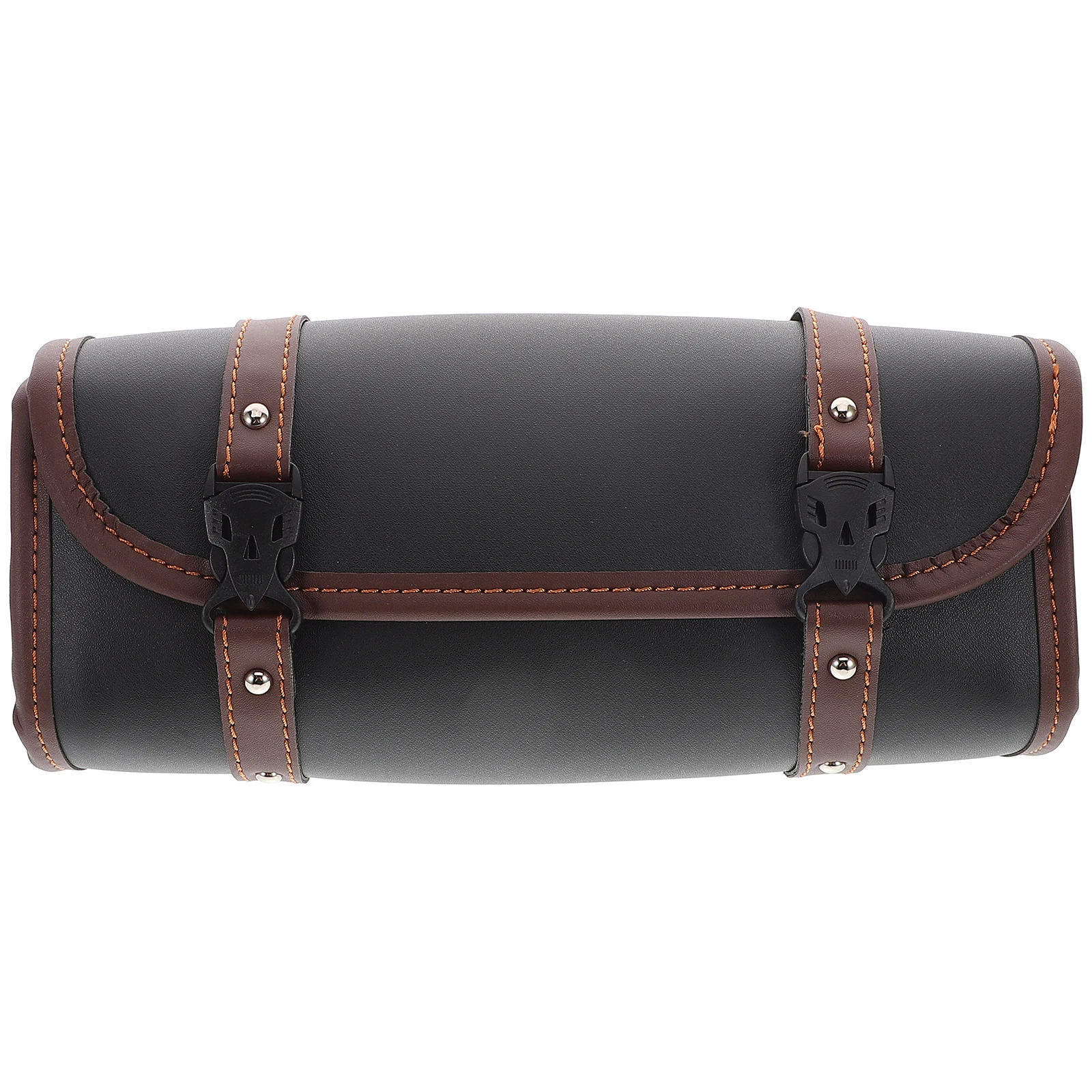 

Motorcycle Head Bag Retro Saddlebags Toolkit Storage Fork Bag Motorcycles Side Saddlebag Organizer Spacious Faux