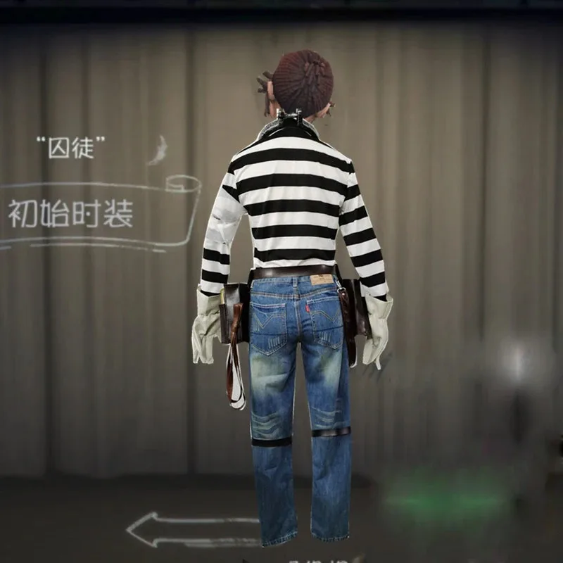 

AIAI 2025Game Identity V костюмы заключенного Luca Balsa косплей костюм Survivor оригинальная кожа униформа костюмы комплекты одежды