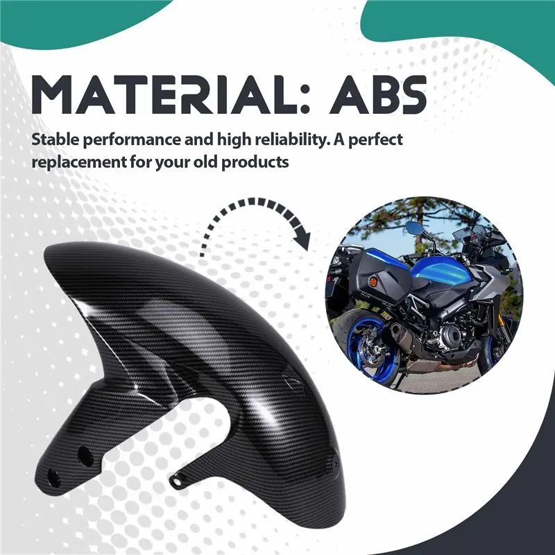 Classy-Motorcycle Front Tire Guard Mudguard Carbon Fiber Guard Fender For GSX-R1000 2009-2016 GSX-R600 750 2011-2016