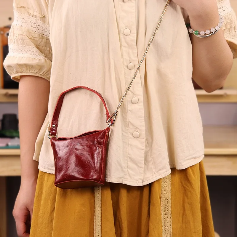 

Винтажные сумки-тоуты для женщин, сумки через плечо из вощеной кожи с отстегивающимся ремнем