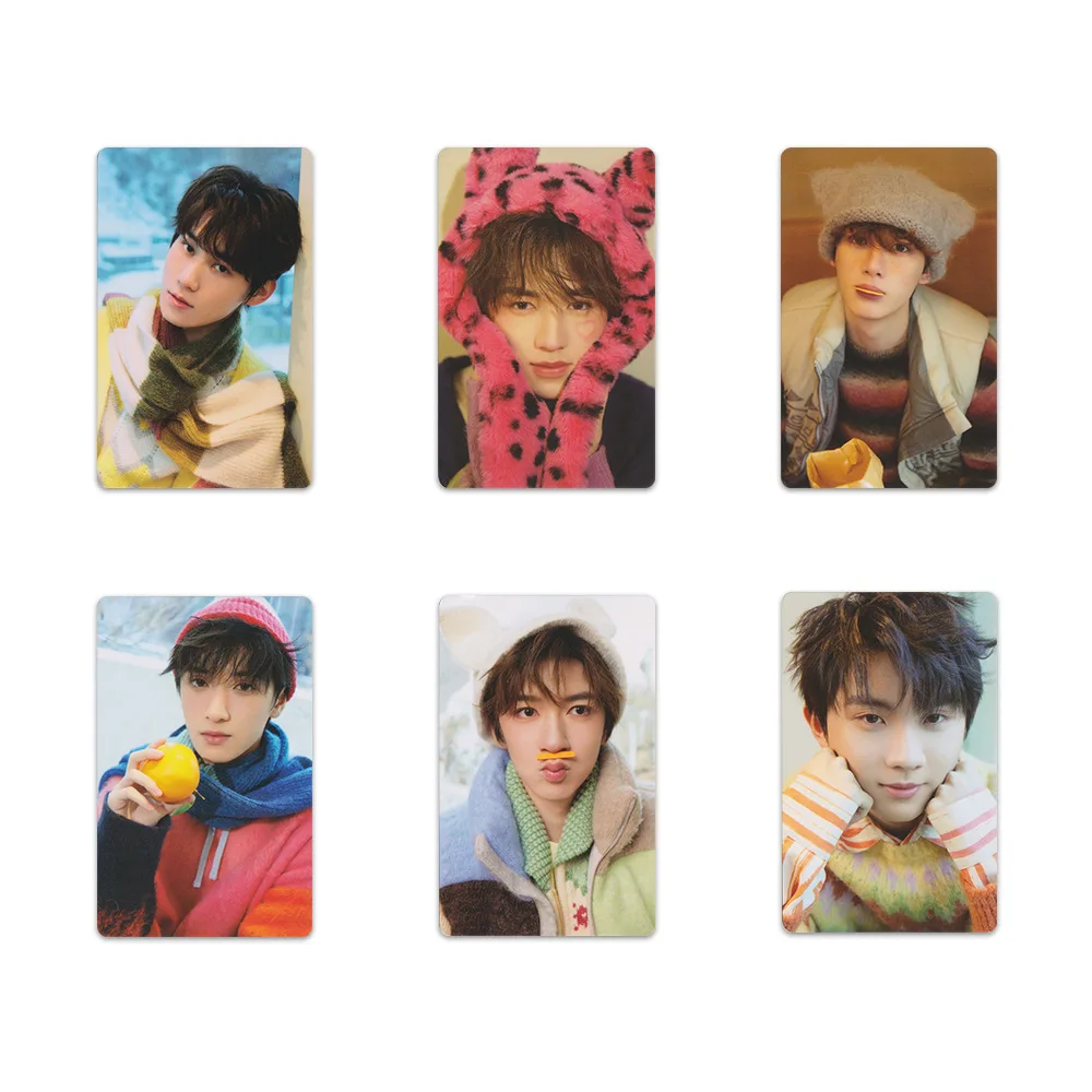 Kpop 7pcs TNT Winter Memory Special Card Liuyaowen Songyaxuan Yanhaoxiang Majiaqi Star Peripheral Paper Photocards Fans Gifts