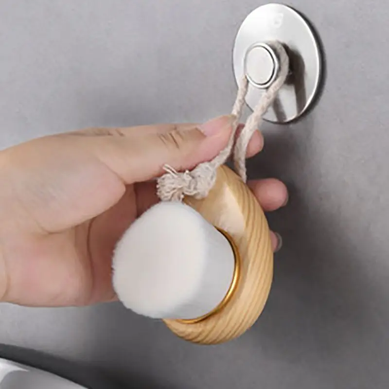 Stainless Steel Magnet Suction Soap Holder, Bathroom Punch-Free Wall Mounted Soap Shelf Wall Hanging Drain Rack Hook Soap Holder