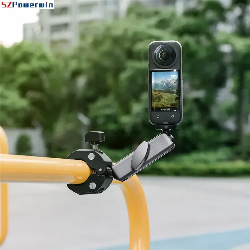 Soporte para manillar de motocicleta y bicicleta, accesorios para Gopro 13/12/11/10/9/8/7 DJI OSMO Action 5/4/3 Insta360 X5/X4 ONE RS/R/ONE X3/X2