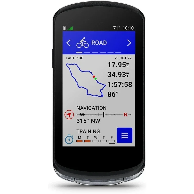 HOT Edge 1040، جهاز كمبيوتر للدراجة GPS، أثناء الطرق الوعرة، دقة سبوت، بطارية تدوم طويلاً، أسود مضمون أصلي