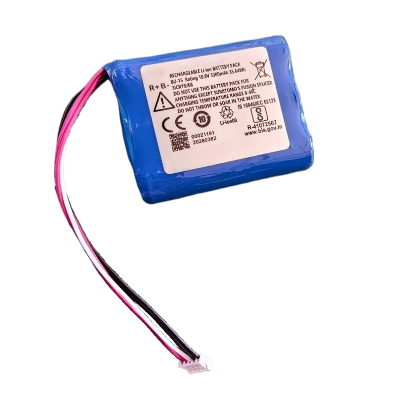 BU-15 High Quality Battery 10.8V 3300mAh for Sumitomo T-400S T400S Fiber Fusion Splicer Replacement Battery