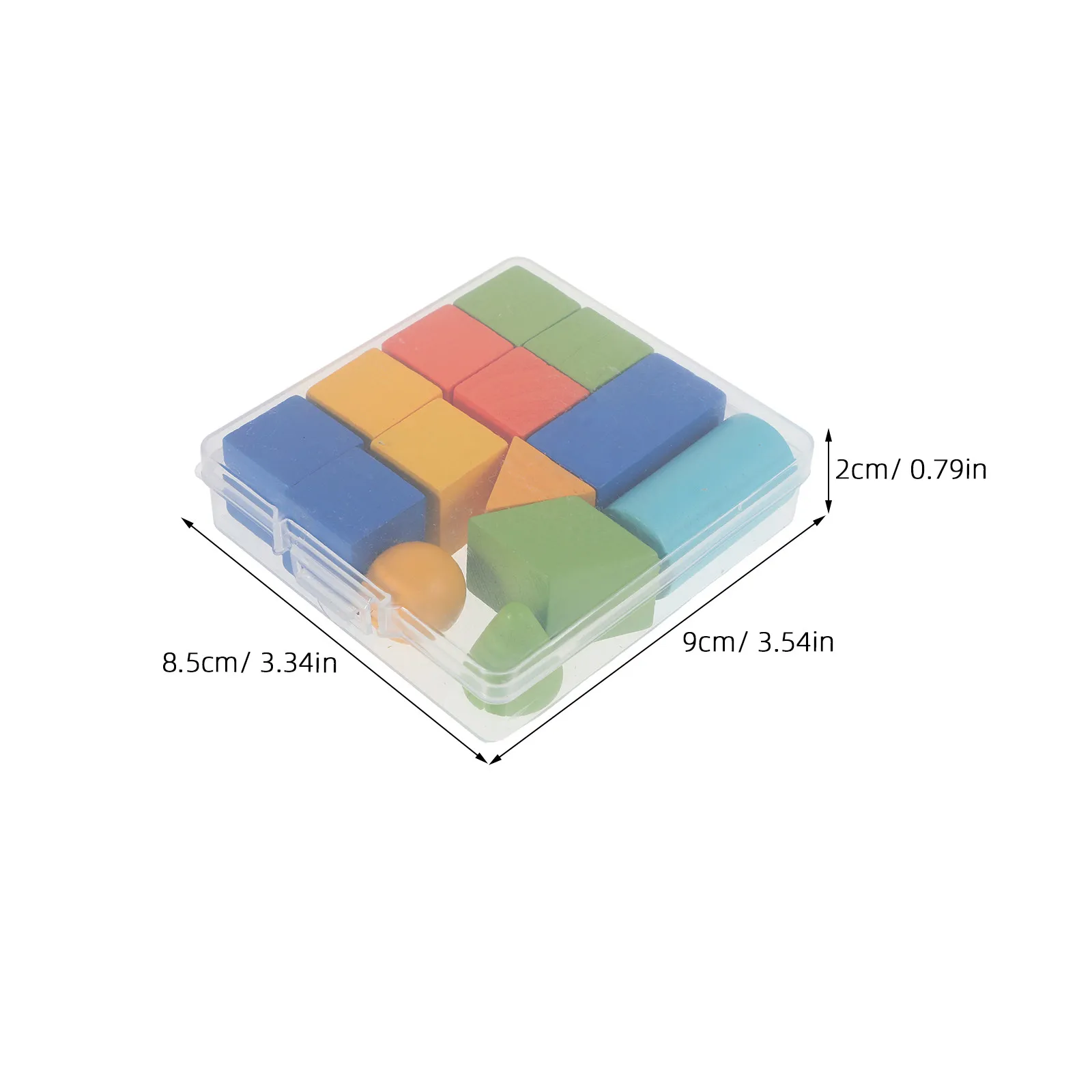 70Pcs Geometric Solids Educational Math Manipulatives for Classroom Early Learning Develop Spatial Awareness and Creativity