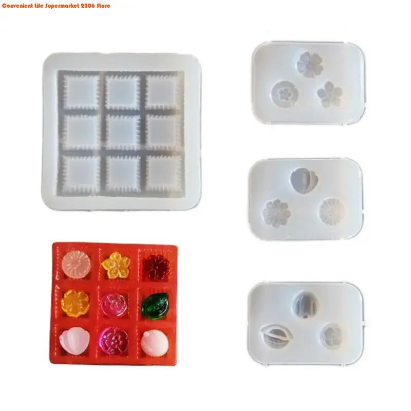 G92D Versatile Silicone Molds For Crafting Intricate Miniature Pastry Box Charm