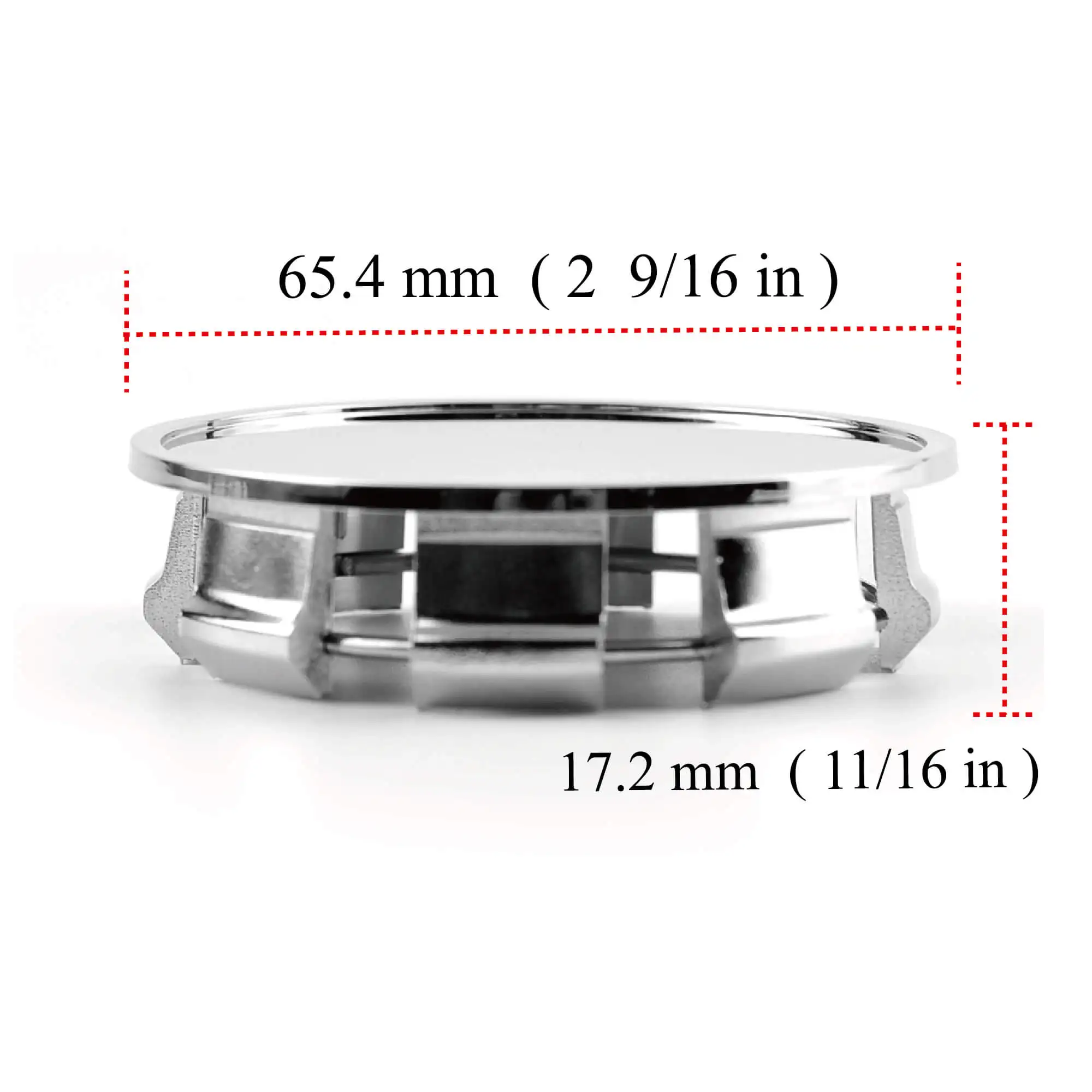 DewFlew 2/4Pcs Outer 65.4mm(2.57