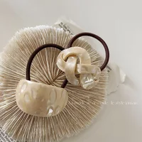 Japonés retro hueco giro onda punto red rojo cola de caballo alta cabeza trasera medio lazo accesorios para el cabello cuerda para el cabello banda de goma cuerda para la cabeza