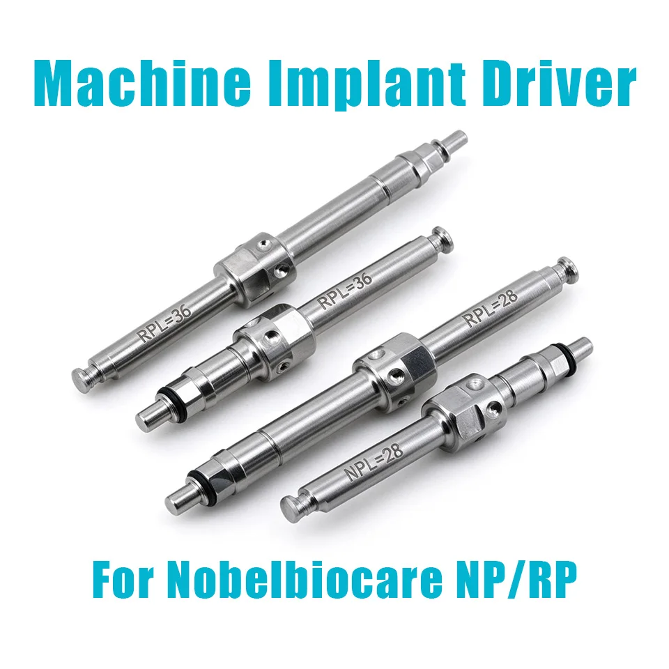 1Pc Dental Implant Machine Driver Compatible with Nobel NP RP L28 L36 Latch Type Insertion Tool Clinic Surgical Materials Tools